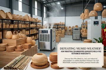 Defeating "Humid Weather": How Industrial Dehumidifiers Guarantee Mold-Free Vietnamese Handicrafts